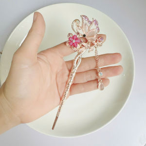 Trâm Cài Tóc Cho Nữ Chất Lượng Cao Phong Cách Vintage Hoa Tua Rua Kẹp Tóc Thanh Lịch-Phụ Kiện Tóc