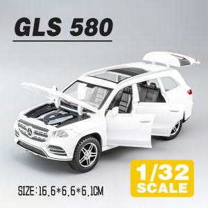 LEO 1:24 & 1:32 Mercedes-Benz Maybach GLS600 G580 alloy model car for kids toys for boys kids cars toys