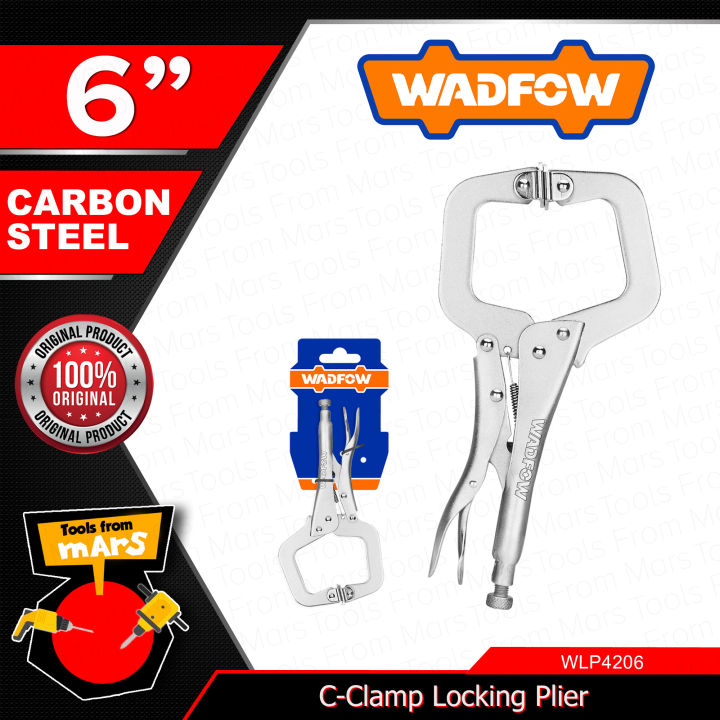 SHUESS 6 Pcs C Clamp Locking Pliers 6 Inch Vise Grip Clamps - View #2