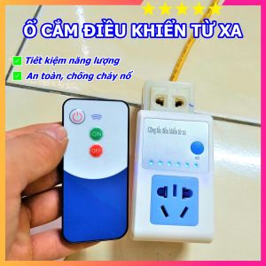 Bộ điều khiển ổ cắm từ xa an toàn chống giật tiện lợi tiết kiệm điện năng gia đình