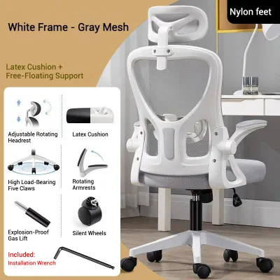 🇸🇬🔥Office Chair Ergonomic Chair Computer Study Chair Warranty Multiple Colors Thick Cushion Recline