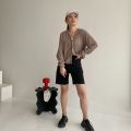 Peach Poppy CANDY Knit Top Cardigan - Atasan Cardi Wanita Baju Panjang Knitwear. 