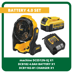 DEWALT DCE512N-XJ 20V Cordless Jobsite Fan / cordless fan dewalt / wireless fan/ fan protable / mesin kipas bateri