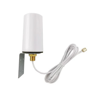 Reinforce 5G 4G GSM Outdoor Wifi Omni 600~6000Mhz High Gain 12Dbi External Waterproof Antenna With Bracket SMA Male