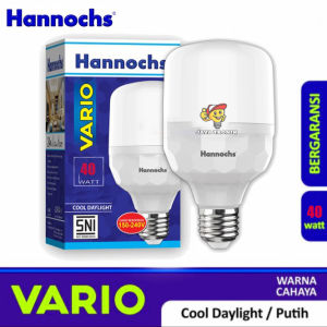 Hannochs Lampu LED 40 Watt Vario Bohlam Capsule Cahaya Putih Garansi Resmi 1 Tahun