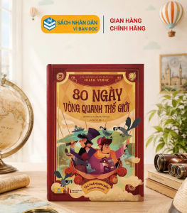 Sách - 80 Ngày Vòng Quanh Thế Giới - Tác phẩm kinh điển có tranh minh họa - ndbooks