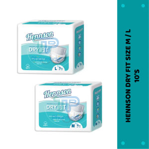 🧑🏼‍🦳HENNSON DRY FIT ADULTS DIAPERS PANTS SIZE M/L 10S🧑🏼‍🦳*