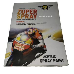 KATALOG CAT ZUPER SPRAY CAT SEMPROT GRUP RJ MJN KARTU WARNA CATALOG COLOR CARD COLOUR SPRAYER PAINT