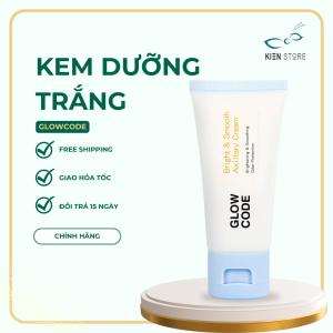 Kem dưỡng trắng da GlowCode với Niacinamide và chiết xuất dâu tằm giúp da sáng mịn và giảm thâm 30gr