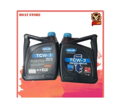 Nhớt 2 thì(2 STROKE OUTBOARD)cho động cơ máy thủy /cano Yamaha Suzuki Mercury TCW3 AIMALUBE[MUA NHỚT HỘP SỐ-2 THÌ-4 THÌ CANO-INBOX SHOP]-BOAT STORE