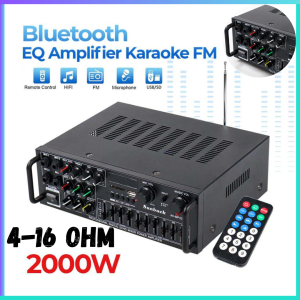 COD CEPAT Sunbuck Bluetooth EQ Amplifier Karaoke FM 2000W - AV-MP326BT / Power Speaker Full Bass Subwoofer Stereo Karaoke FM Sunbuck EQ Ampli sng Informasi Produk Sunbuck Bluetooth EQ Amplifier Karaoke FM 2000W Ampli Hajatan Karokean Suara Jernih Full