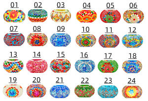 80cm Turkish Mosaic Floor Lamp 3 Heads Colorful Handmade Glass Floor Lamp for Living Room Coffee Shop Romatic Table Lamp E27