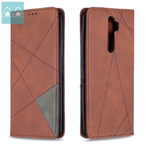 Ốp Lưng Nắp Gập Cho OPPO A5 2020 / OPPO A9 2020 Vỏ Bọc Điện Thoại Có Khe Cắm Thẻ Từ Tính Màu Hỗn Hợp