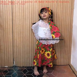 Buwan ng Wika Floral Kimona Barot Saya Cultural Events Philippines For Kids and Adults V2