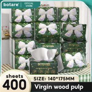 【20 pcs】Botare  Tissues Paper  Household– 4-Ply Soft and Thick Facial Tissue Paper 400 Sheets Each
