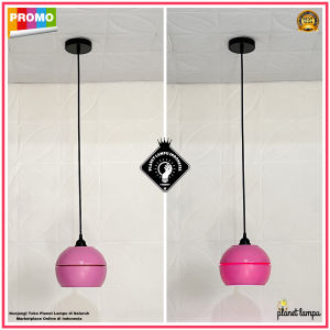Lampu Gantung Hias Minimalis Pink
