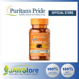 Puritans Pride Lutein 20 mg with Zeaxanthin  20 mg / 60 Softgels / Item #004901