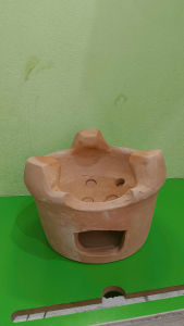 lò nướng thịt bằng đất nung dùng than 24 cm