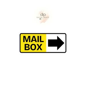mailbox signage | mailbox laminated signage | laminated signage