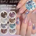 Holo Glitter Sequin Super Sparkly Flakes 8 Colors. 
