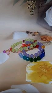 KRISTAL SG: DIY Chalcedony. DIY 玉髓，彩多宝，紫玉髓，葡萄玉髓 8mm+/-