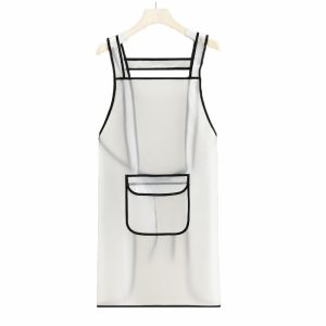 Celemek Masak Tembus Cahaya / Apron Barista / Tahan Air Celemek Dapur
