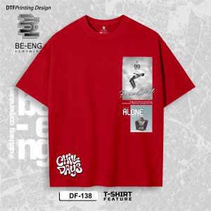 Kaos Oversized  Bahan Cotton Combed 20s Kualitas Sablon Premium Tshirt Pria dan Wanita
