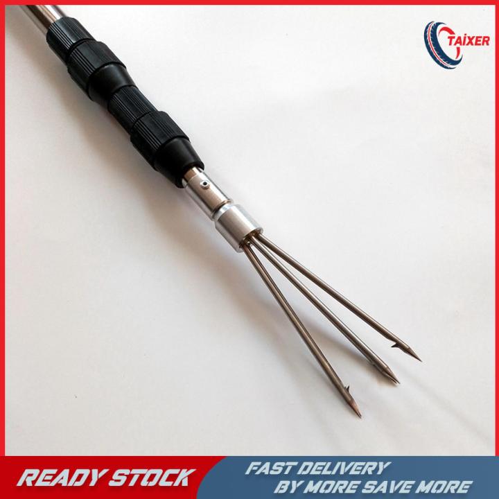 Taixer Fish Gig Head Fishing Rod Harpoon Fishing Hook Barb Fish