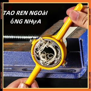 Bộ Dụng Cụ Vặn Tạo Ren Ống Nhựa Chuyên Dụng Gia Công Tạo Ren Ngoài Phục Vụ Công Tác Sửa Chữa Lắp Ráp Vật Liệu BAUHO