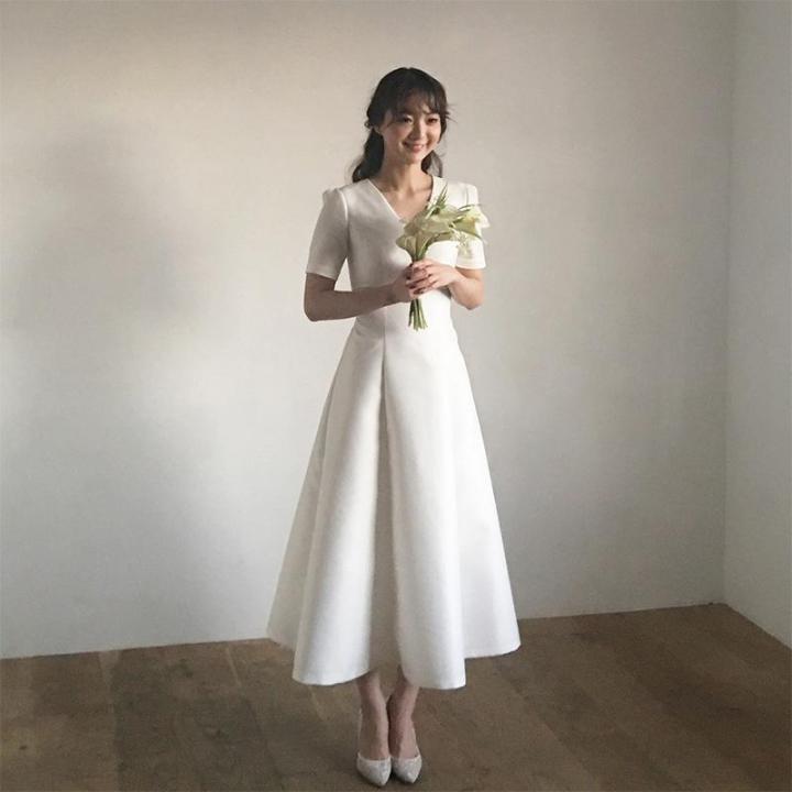 Civil wedding simple dress sale