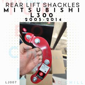 ERMETIQ REAR LIFT SHACKLES for MITSUBISHI L300 2005-2014 2.5INCHES COMFORT LIFT