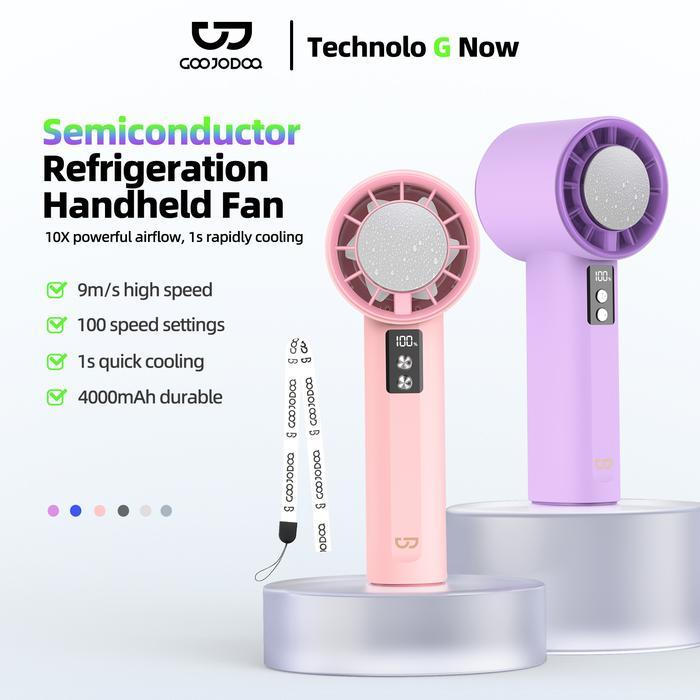 PROMO | [TAP] GOOJODOQ GFS006 HIGH-SPEED FAN PORTABLE HANDHELD FAN SEMI ...