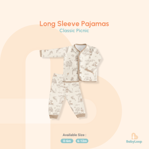 Piyama Bayi - Long Sleeve Pajamas Tencel - Baby Loop