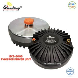 Broadway BCS-600S Compression Driver 600W 8 Ohms Titanium Diaphragm Tweeter BCS600S