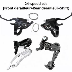 Bike Front Derailleur Aluminum Alloy 6/7/8 Speed FD 31.8mm 34.9mm Top/Down Pull Bicycle Accessory