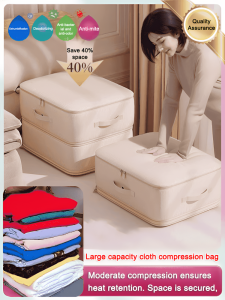 【Save 50% Space】Large-capacity Dust-proof Compression Storage Bag Space Saving Vacuum Storage Bags More Capacity Dust Proof Compression Bags For Seasonal Clothes
