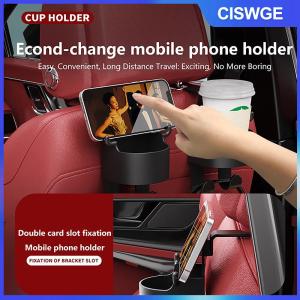 CISWGE Xe cup chủ điện thoại di động núi cho xe tải cửa xe cup Chủ đồ uống Coaster lưu trữ bảo vệ Tumbler chai đứng móc