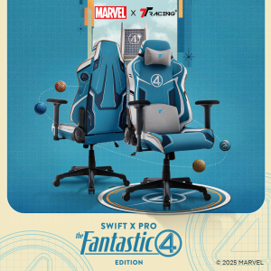TTRacing Swift X Pro Fantastic 4 Edition Gaming Chair Ergonomic Office Chair - 2 Years Warranty