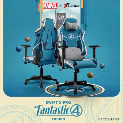 TTRacing Swift X Pro Fantastic 4 Edition Gaming Chair Ergonomic Office Chair - 2 Years Warranty