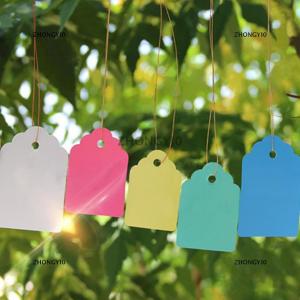 [COD] ZHONGYI0 100pcs Vườn thực vật nhãn nhựa thực vật thẻ Nursery Markers Chậu hoa hạt giống