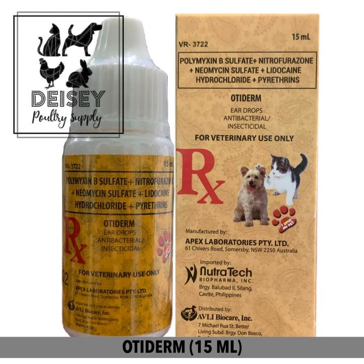 Polymyxin b hotsell ear drops dog