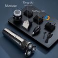 May cao râu cao cấp RQ-676 Shaver, Máy Cạo Râu Nam Đa Năng 5in1, Máy Cạo Râu Mini Kiêm Tỉa Lông Mũi Cao Cấp, 3 Lưỡi Dao Kép, Công Nghệ Chống Nước IPX7. 