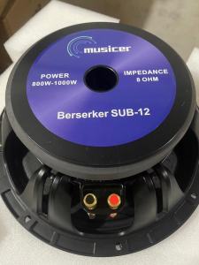 MUSICER Berserker SUB-12 800-1000W 12 Inch Professional Sub Bass Speaker(Aluminum Basin Stand)