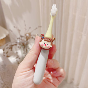 Bàn chải đánh răng trẻ em Braid chuỗi sản phẩm công chúa 2-6 tuổi Macaron lông mềm bé bàn chải nhỏ đầu kẹo cao su bảo vệ bàn chải đánh răng