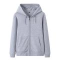 Plain Hoodie Jacket With Zipper/Unisex. 