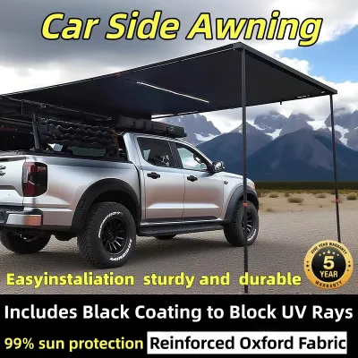 Car Side Awning Rain-Repellent Sun Guard Camping Outdoor Auto Side Tent Easy-Assemble Camping tent