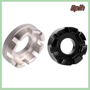 [Epih] Bicycle Spoke Nipple Wrench 8 Way Groove Bike Wheel Rim Adjuster Spanner Multitool Repair Service Tool Key Bike Tools Cycling