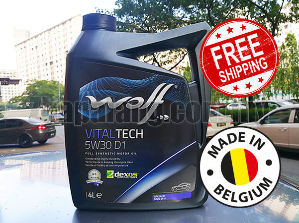 Wolf VITALTECH 5w30 D1 Fully Synthetic Engine Oil 4L | Lazada
