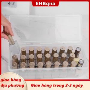 [COD] EHBqna 3PF Ship within 24 hours 1 2 cái hộp lưu trữ trong suốt hình chữ nhật móng tay nghệ thuật hộp đựng dụng cụ sắp xếp dụng cụ gọt giũa Bút cọ kim cương giả