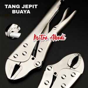 Tang Jepit Buaya / Clamp Pliers Curved Jaw 10 INCH